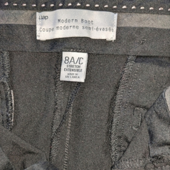 Gap Flare Boot-cut pants trousers Size 8 - Picture 6 of 7
